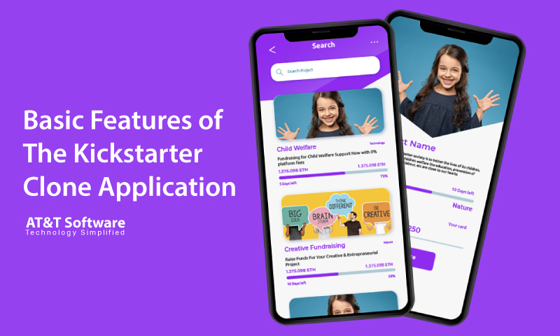 Basic Features of The Kickstarter Clone Application Basic Features of The Kickstarter Clone Application