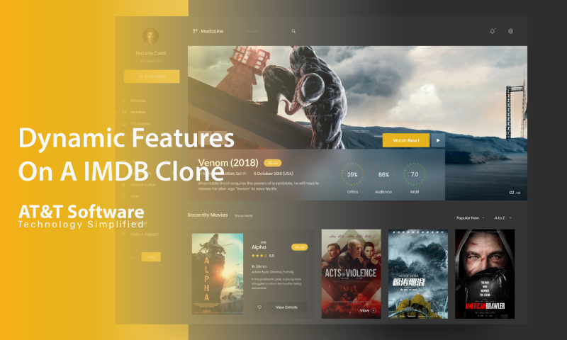 Dynamic Features On A IMDB Clone Dynamic Features On A IMDB Clone