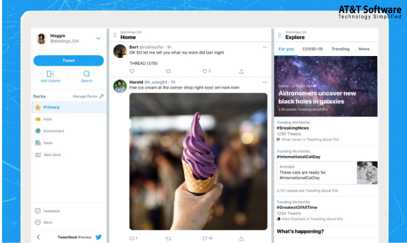Features Of The Twitter Clone by Veda Ads Features Of The Twitter Clone by Veda Ads