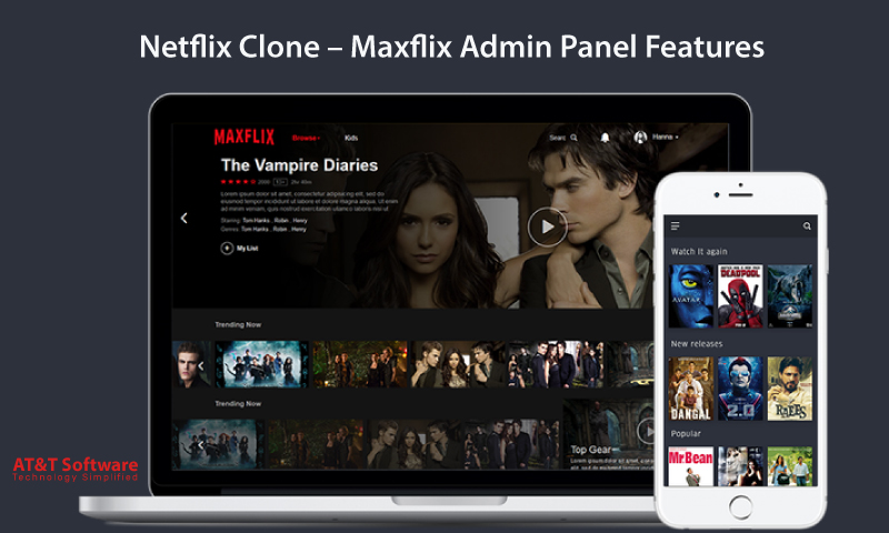 Netflix Clone – Maxflix Admin Panel Features Netflix Clone – Maxflix Admin Panel Features