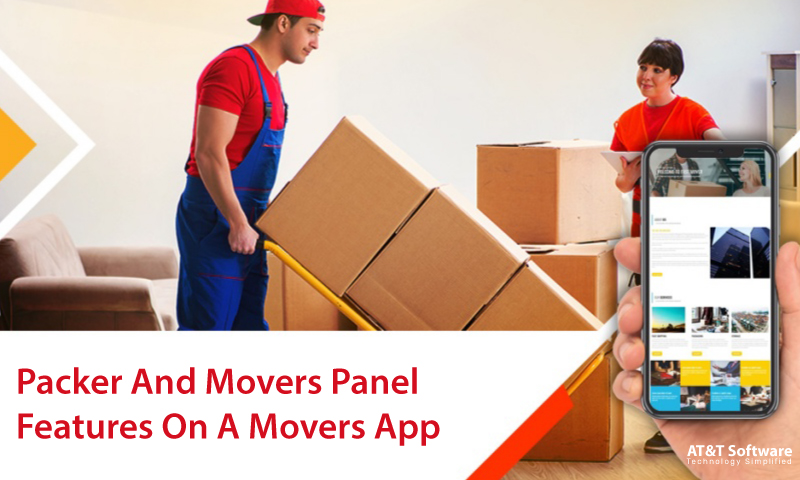 Packer And Movers Panel Features On A Movers App Packer And Movers Panel Features On A Movers App
