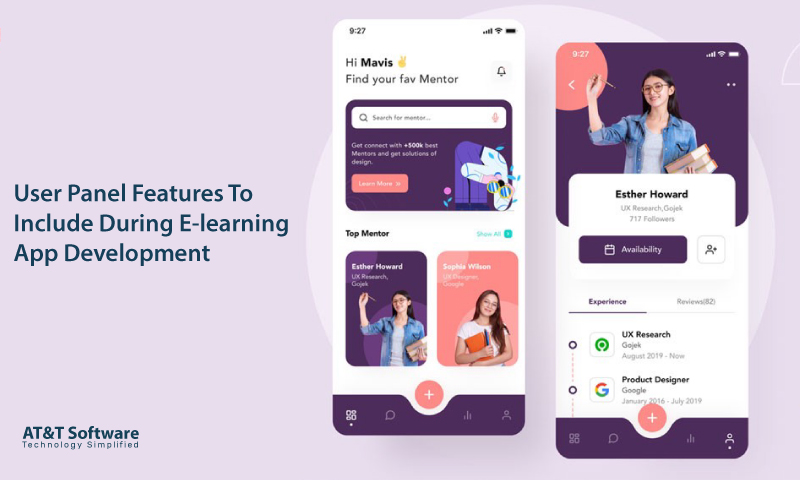 User Panel Features To Include During E-learning App Development User Panel Features To Include During E-learning App Development
