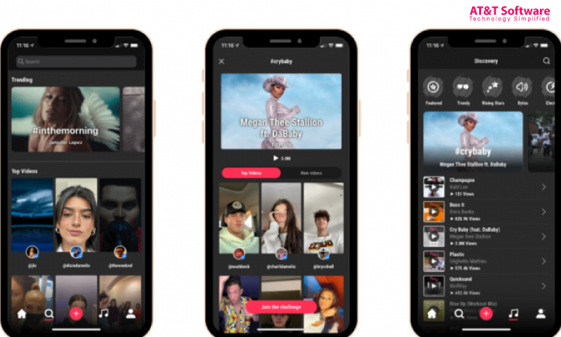 User Panel Features of Triller Clone App