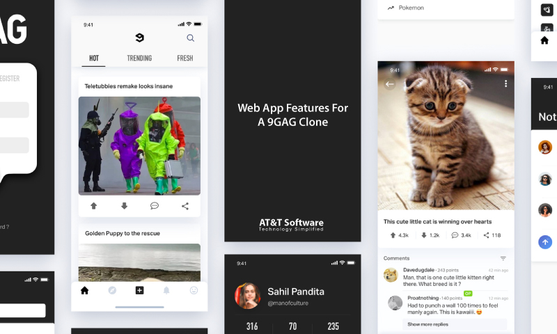Web App Features For A 9GAG Clone Web App Features For A 9GAG Clone